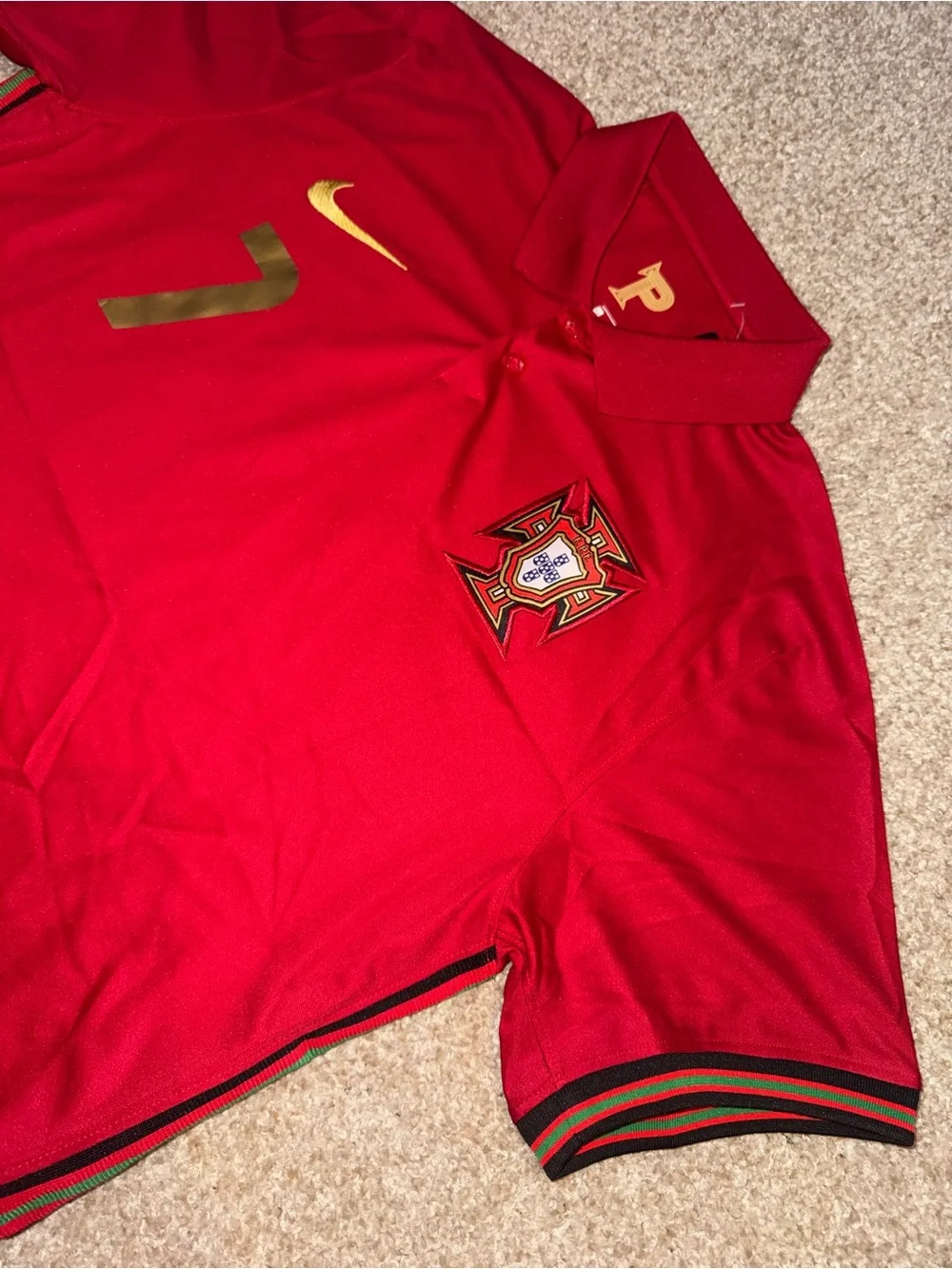 Nike Portugal 2020/2021 Cristiano Ronaldo #7 Men’s Home Soccer Jersey 🆕 - Picture 7 of 8